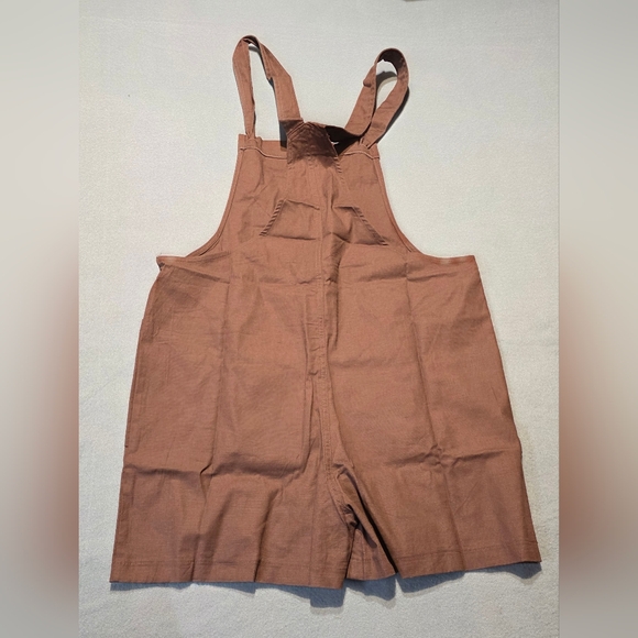 Zenana Outfitters Chocolate Brown Overalls New In Poly Bag S/M/L Available - Picture 3 of 10
